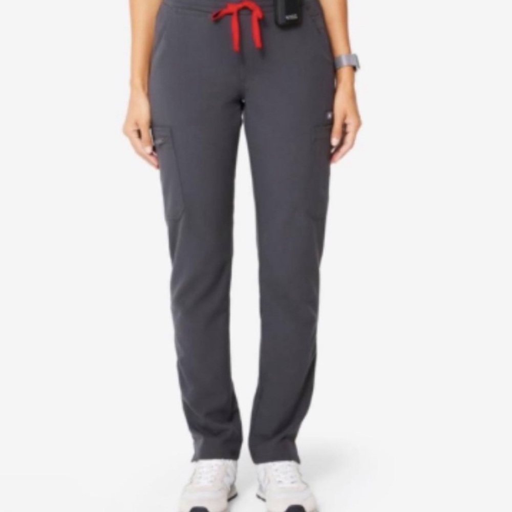 NWT Figs Yola High Waisted Pant Charcoal XXS Petite